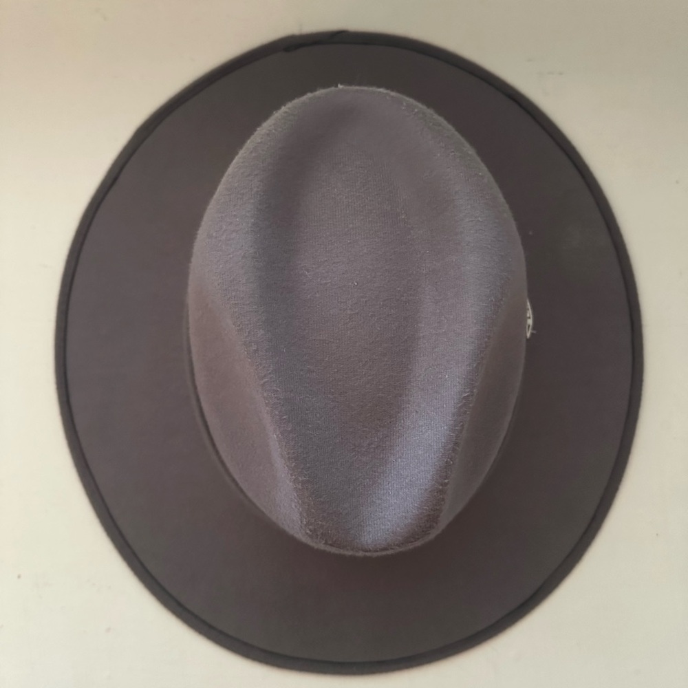Gray Fedora Hat - image 3